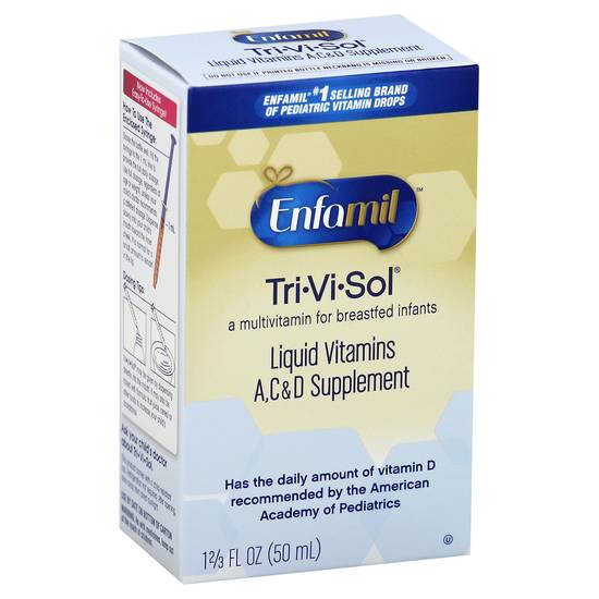Enfamil Tri-Vi-Sol Liquid Vitamins a C & D Supplement (1.7 fl oz)