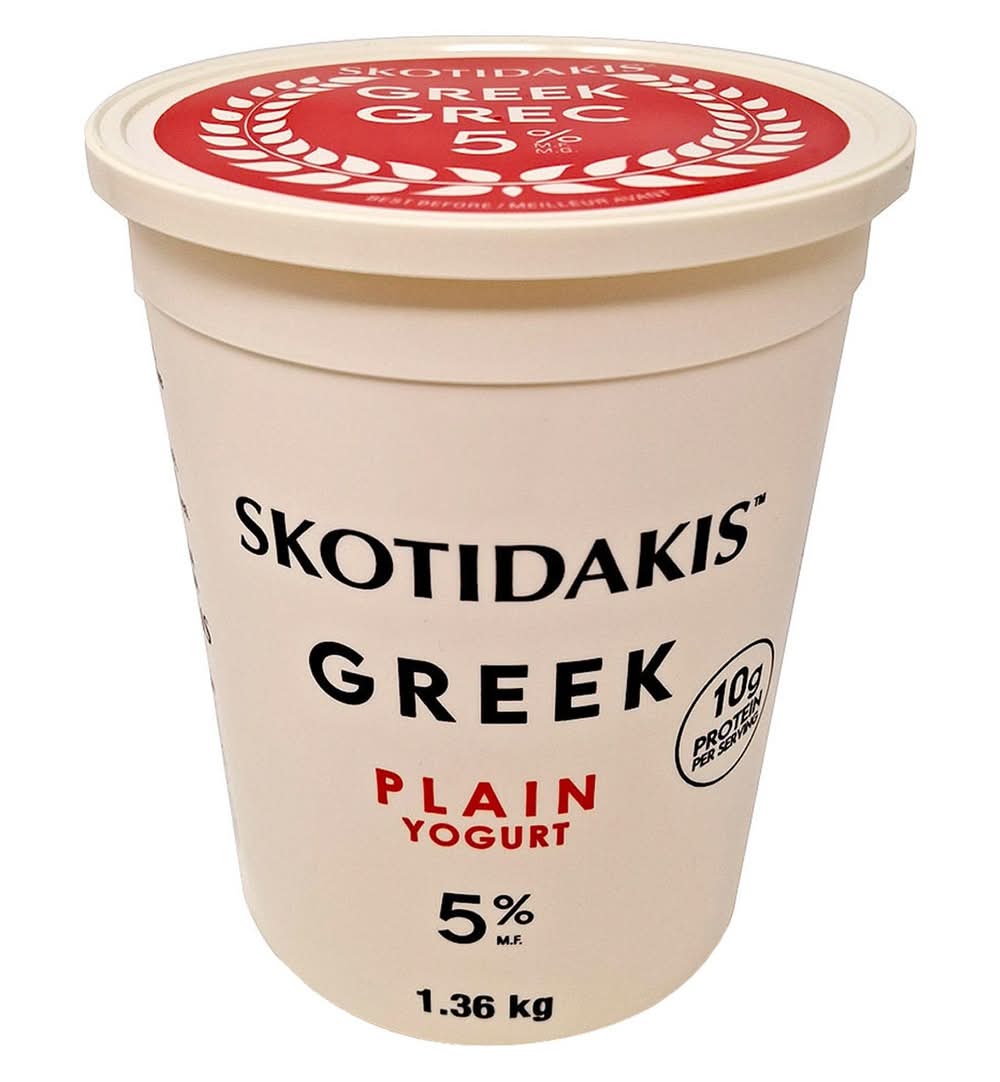 Skotidakis Yogrt Grec 0% Skotidakis Yogourt Grec 5% 1.36 Kg(1949765) / Skotidakis 5% Grk Yogurt Skotidakis 5% Greek Yogurt 1.36 Kg(1949765)