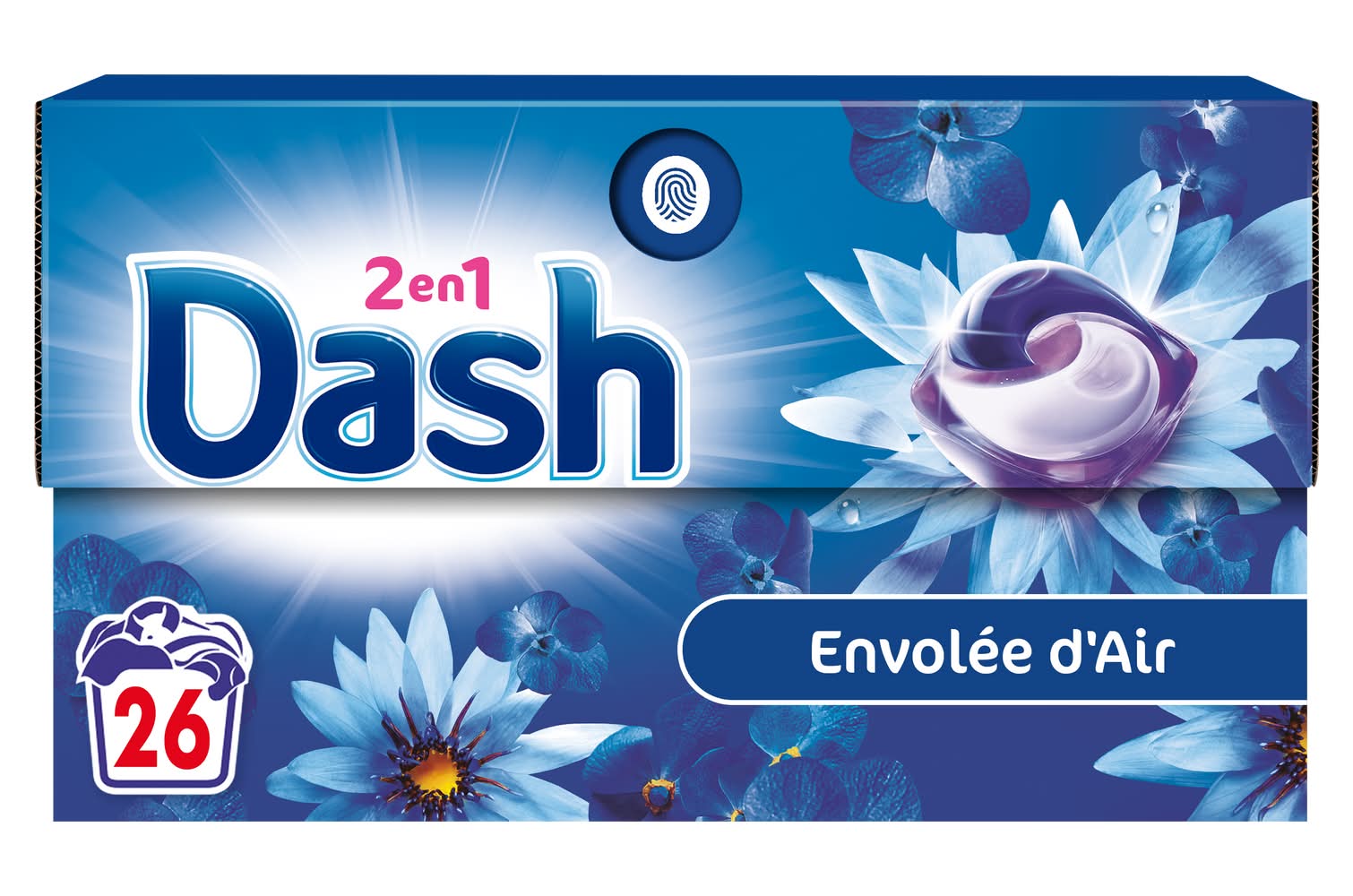Dash - Lessive capsules 2 en 1, envolée d'air (26)