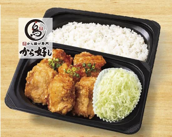 甘とろダレ合盛り弁当 6個 Mix Karaage Bento (Chicken Karaage 3pcs & Sweet Soy Sauce Karaage 3pcs)
