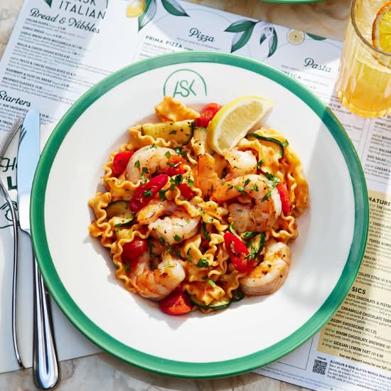 NEW King Prawn Tagliatelle