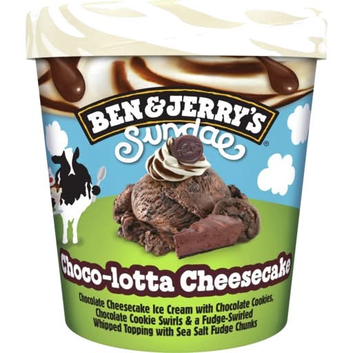 Ben & Jerry's Choco-Lotta Cheesecake Sundae 427mL