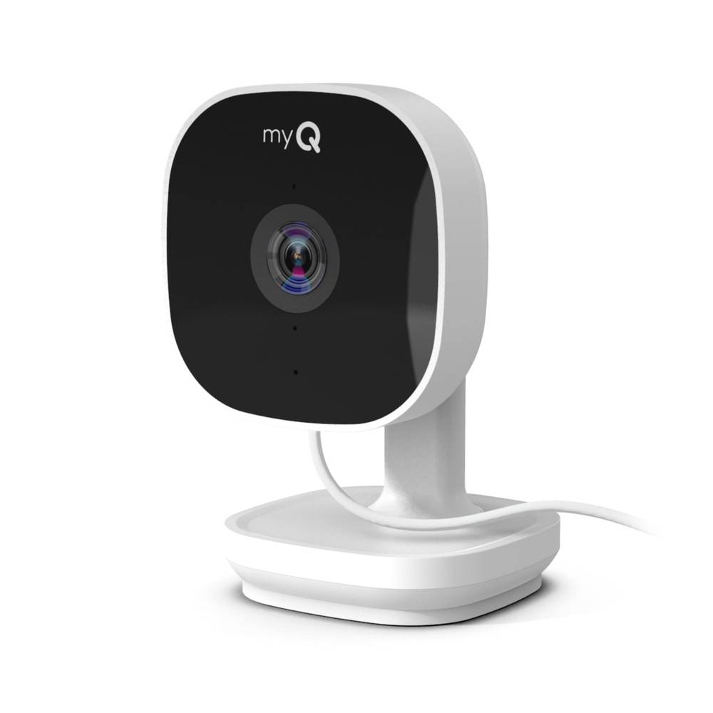 Chamberlain myQ Security Smart Indoor 1-Camera Plug Standard Internet Cloud-based Security Camera System | MYQ-C13AXXW