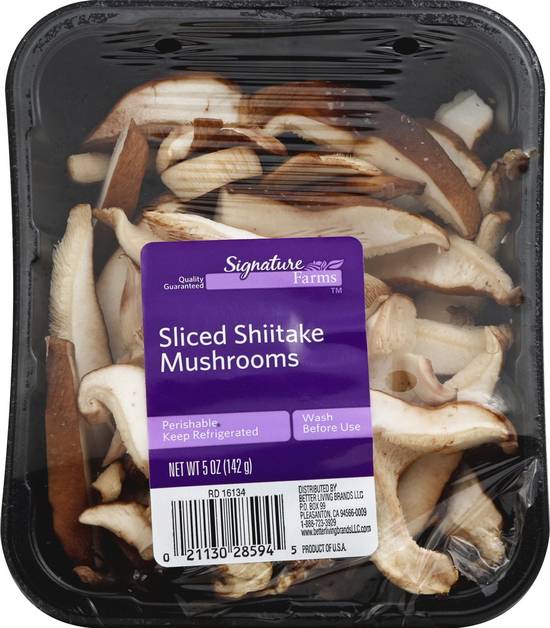 Order Signature Farms · Sliced Shiitake Mushrooms (5 oz) food online from Safeway store, Eureka on bringmethat.com