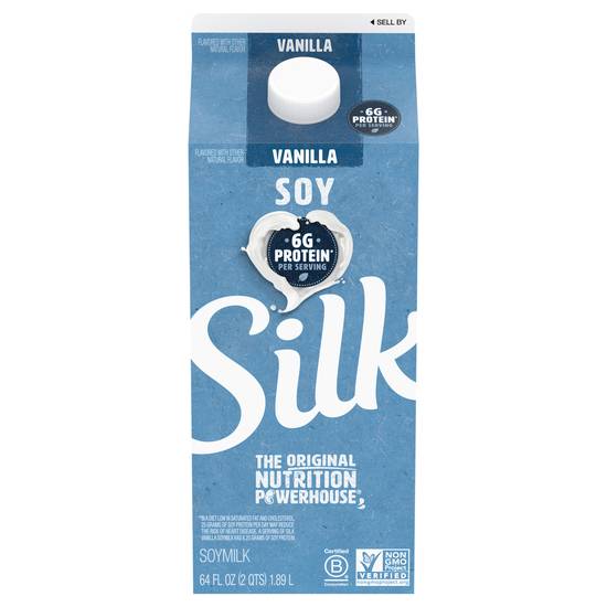 Silk Vanilla Soy Milk (64 fl oz)