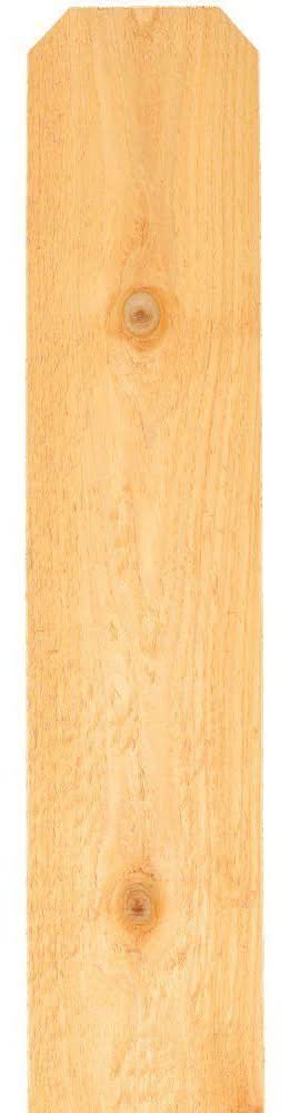 Alta Forest Products 5/8 In. X 5-1/2 In. X 6 Ft. Western Red Cedar Dog-Ear Fence Picket