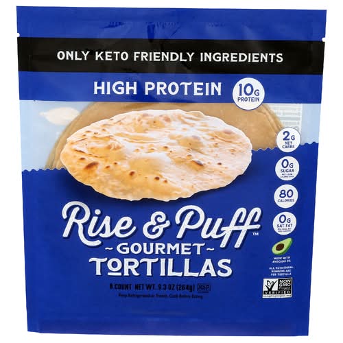 Rise N Puff Carb Smart Gourmet Tortillas