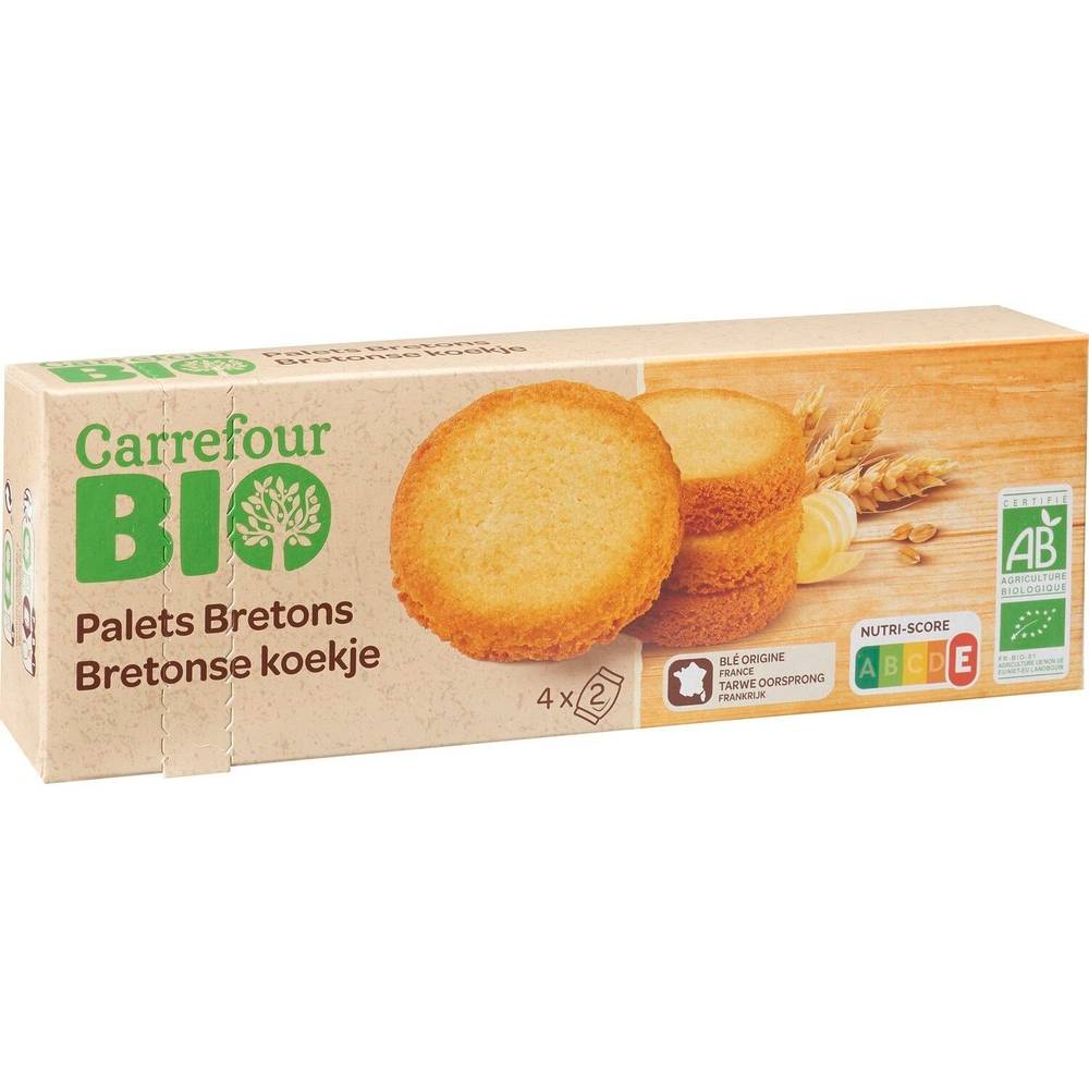 Palets  bretons Bio CARREFOUR BIO - le paquet de 125g