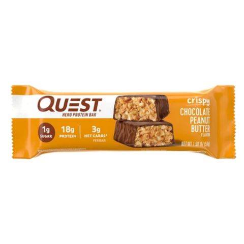 Quest Hero Crispy Protein Bar Chocolate Peanut Butter 1.90oz