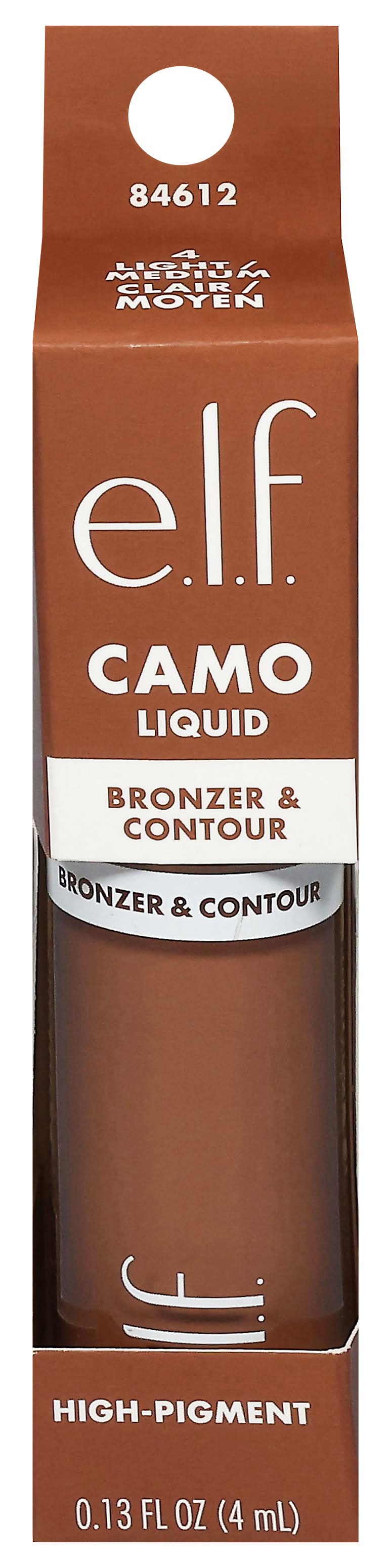e.l.f. Camo Liquid Bronzer & Contour, Light Medium (0.13 fl oz)