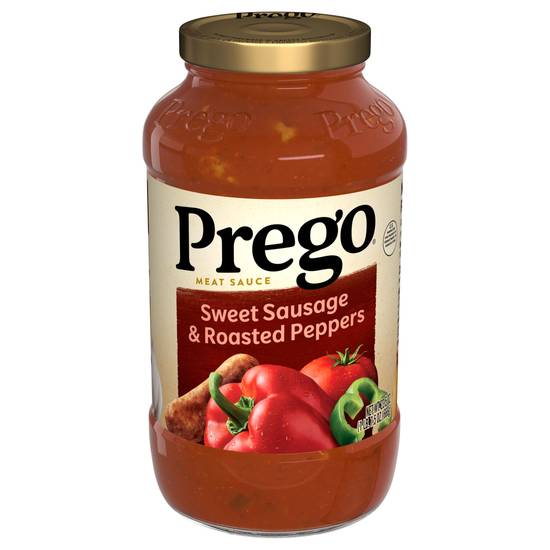 Prego Sweet Sausage & Roasted Peppers Meat Sauce