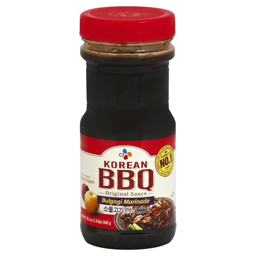 CJ Korean Bbq Original Bulgogi Marinade Sauce (29.6 oz)