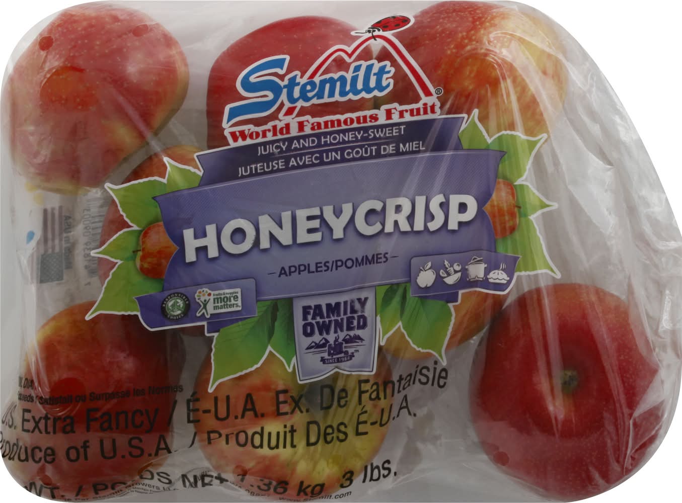 Stemilt Honeycrisp Apples (3 lbs)