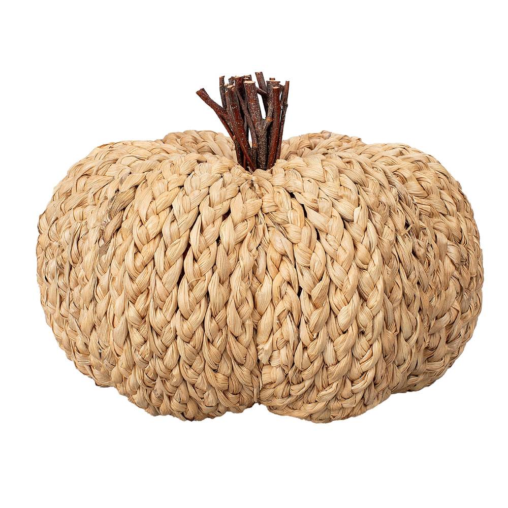 Holiday Living  6.5-in Harvest Weaved Pumpkin Decor | 88G3544A