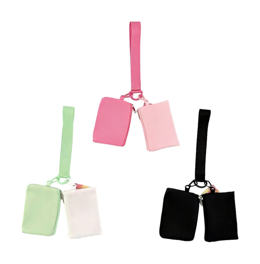 Solid Color Dual Wrist Pouch, Assorted Colors, 1-ct.