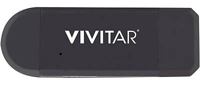 Vivitar VIV-RW-7100-STP USB Reader/Writer, Mac & PC