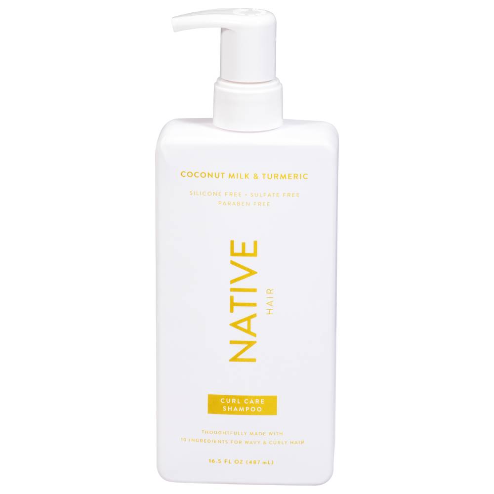 Native Curl Care Shampoo, Coconut Milk - Turmeric (16.5 fl oz)