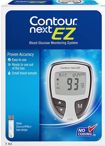Contour Next Ez Blood Glucose Monitoring System (1 unit)