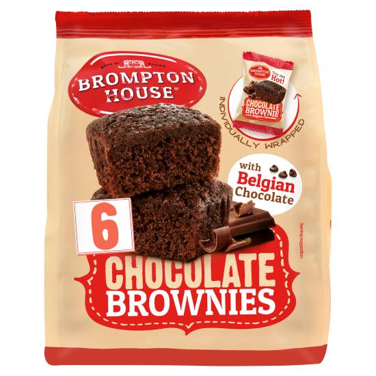 Brompton House House Chocolate Brownies (6 pack)