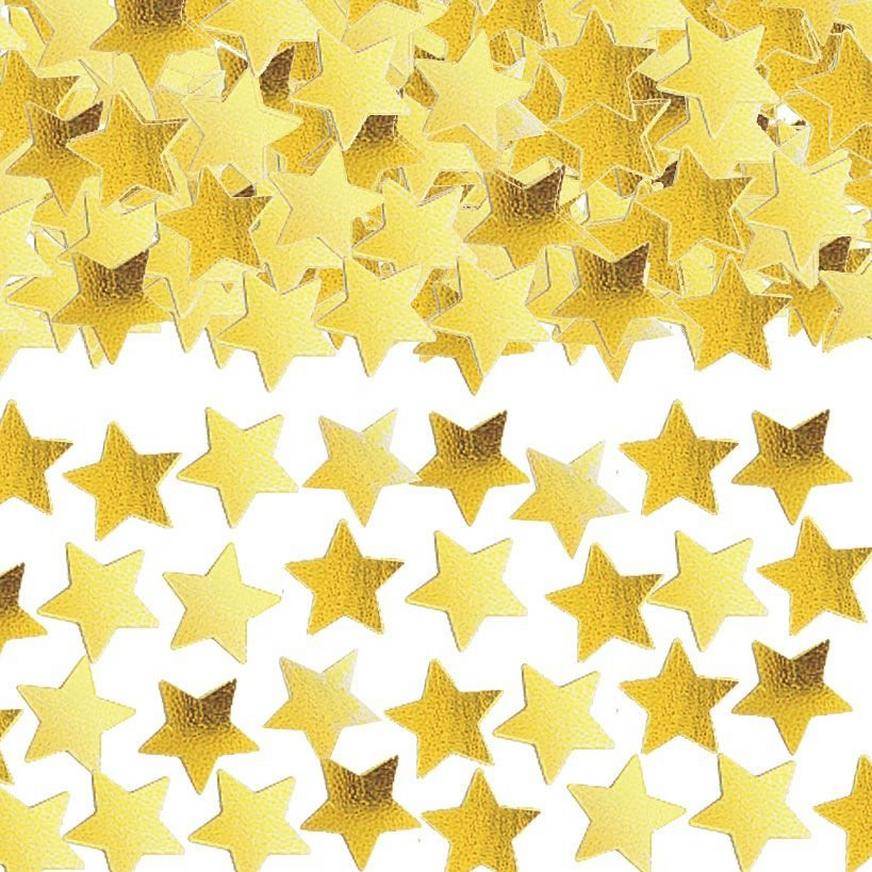 Party City Mini Star Confetti, Unisex, Gold