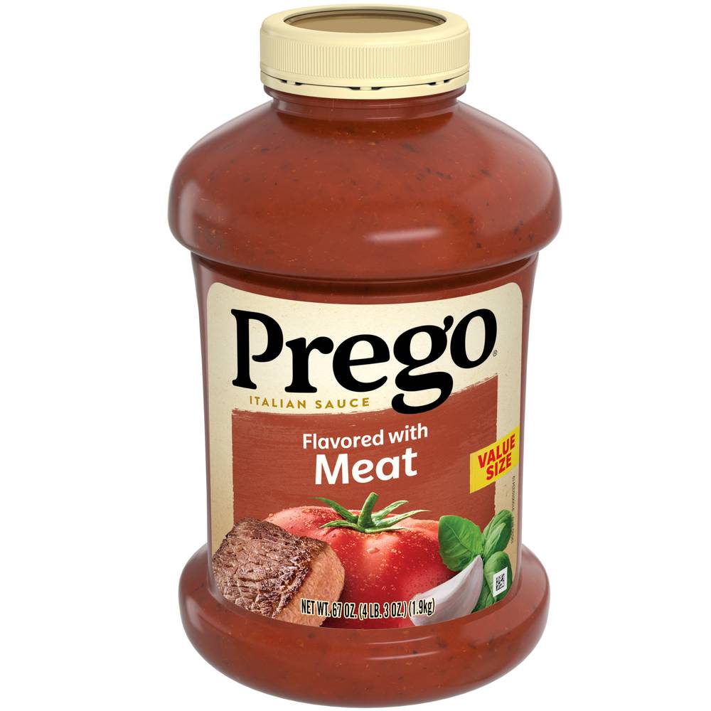 Prego Italian Sauce Flavored With Meat