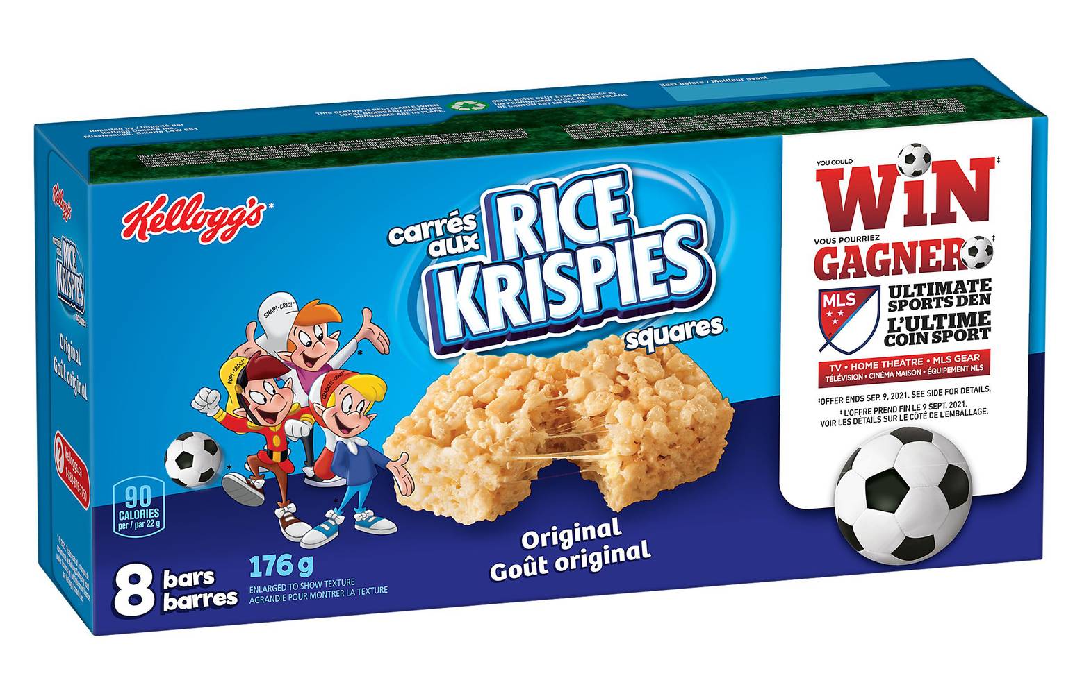 Kellogg's Rice Krispies Squares Bars (176 g, 8 ct)