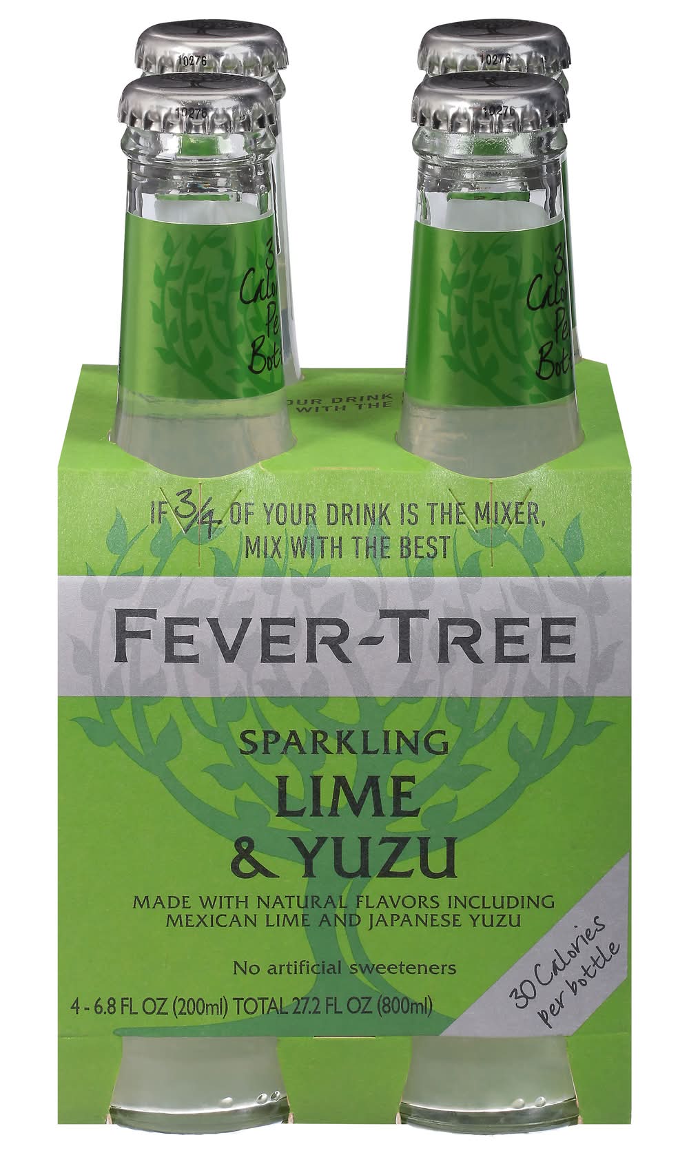 Fever-Tree Sparkling Lime & Yuzu (4 x 6.8 fl oz)