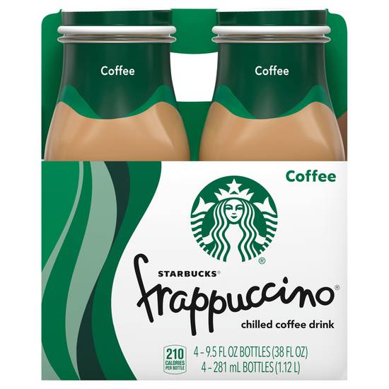 Starbucks Frappuccino Chilled Coffee Drink (4 ct, 9.5 fl oz)