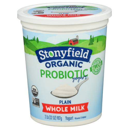 Stonyfield Organic Whole Milk Plain Yogurt