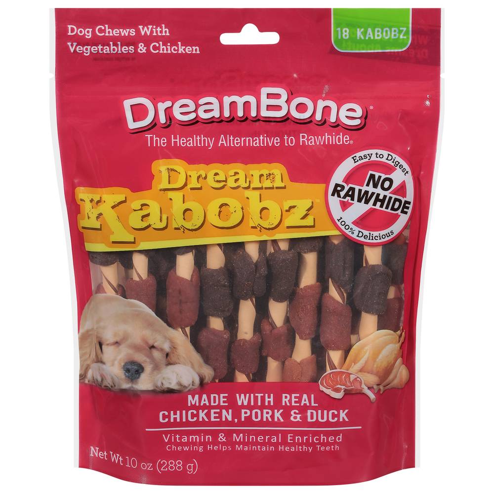 Dreambone Beef, Chicken & Pork Flavor Kabobz (18 kabobz)