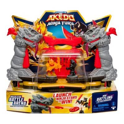 Akedo Legends Of Ninja Fury Star Battle Arena Playset 6 Years and Up (4 ct)