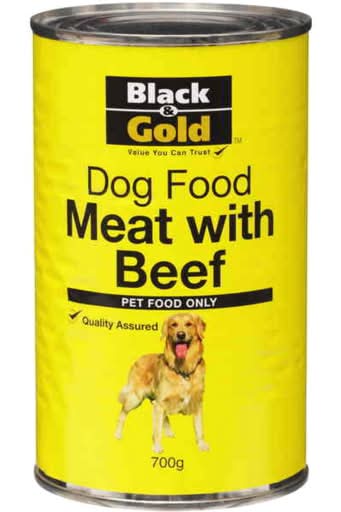 Black Gold Dog Food Meat With Beef (700g)