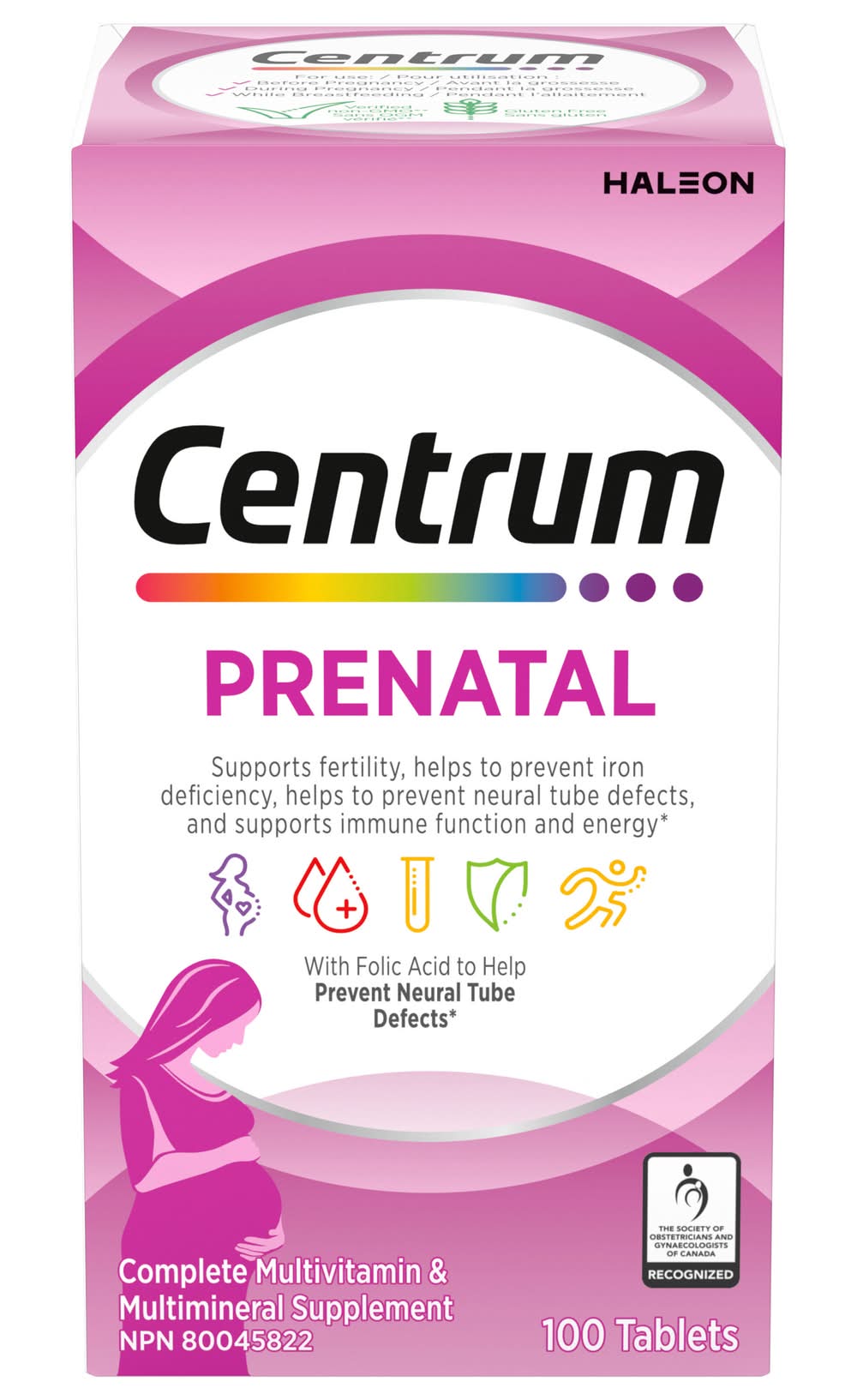 Centrum Prenatal, 100 Tablets (150 g)