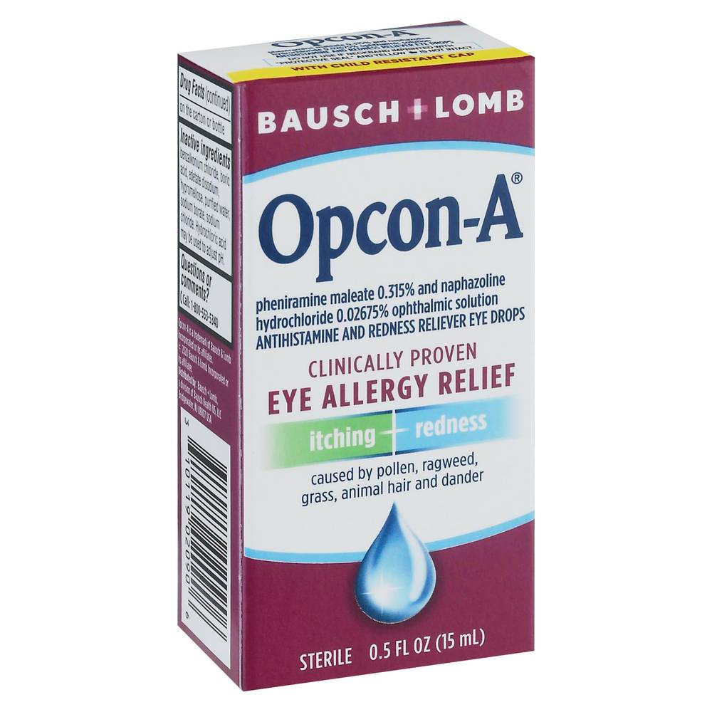 Opcon-A Eye Allergy Relief Sterile Eye Drops (0.5 fl oz)