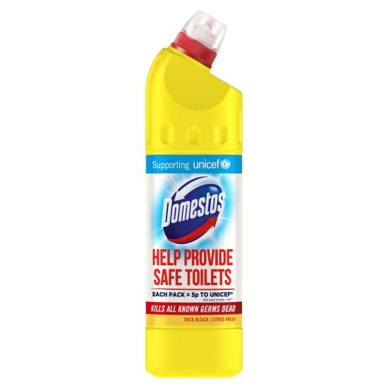 Domestos Extended Germ-Kill Citrus Fresh Bleach With Ctac