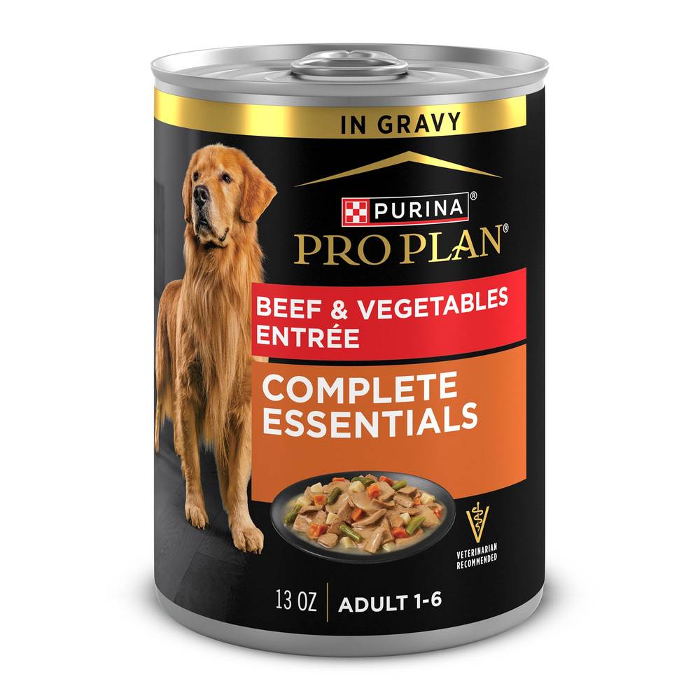 Purina Pro Plan Savor Adult Wet Dog Food - High Protein, 13 Oz (Flavor: Beef & Vegetable, Size: 13 Oz)