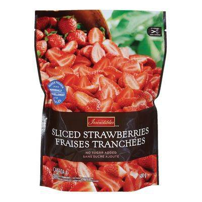 Irresistibles fraises tranchées - frozen sliced strawberries (600 g)