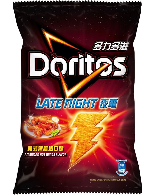 多力多滋美式辣雞翅口味玉米片102g <102g克 x 1 x 1Bag包>