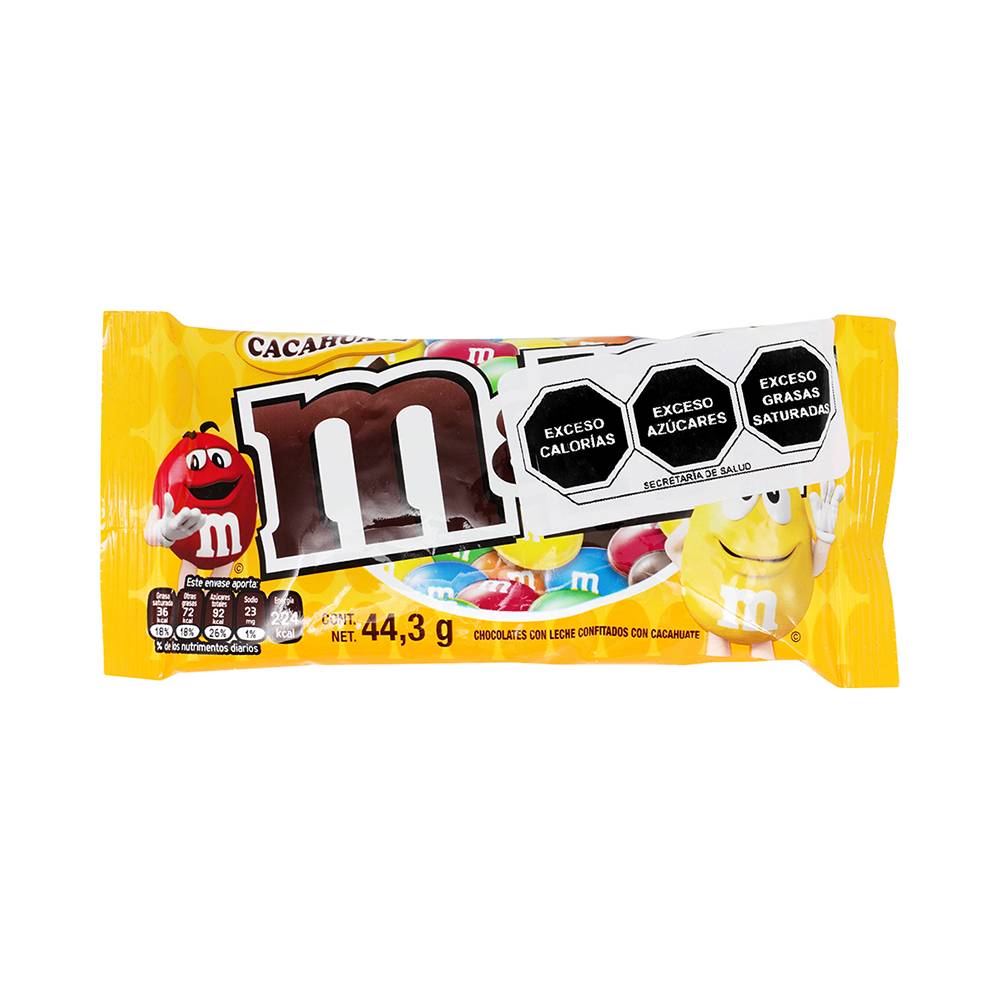 M&m's chocolate con cacahuate confitado