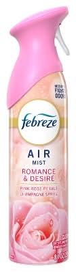 Febreze Air Mist Odor-Fighting Air Freshener - Pink Rose Petals - 8.1oz: Dye-Free, Phthalate-Free