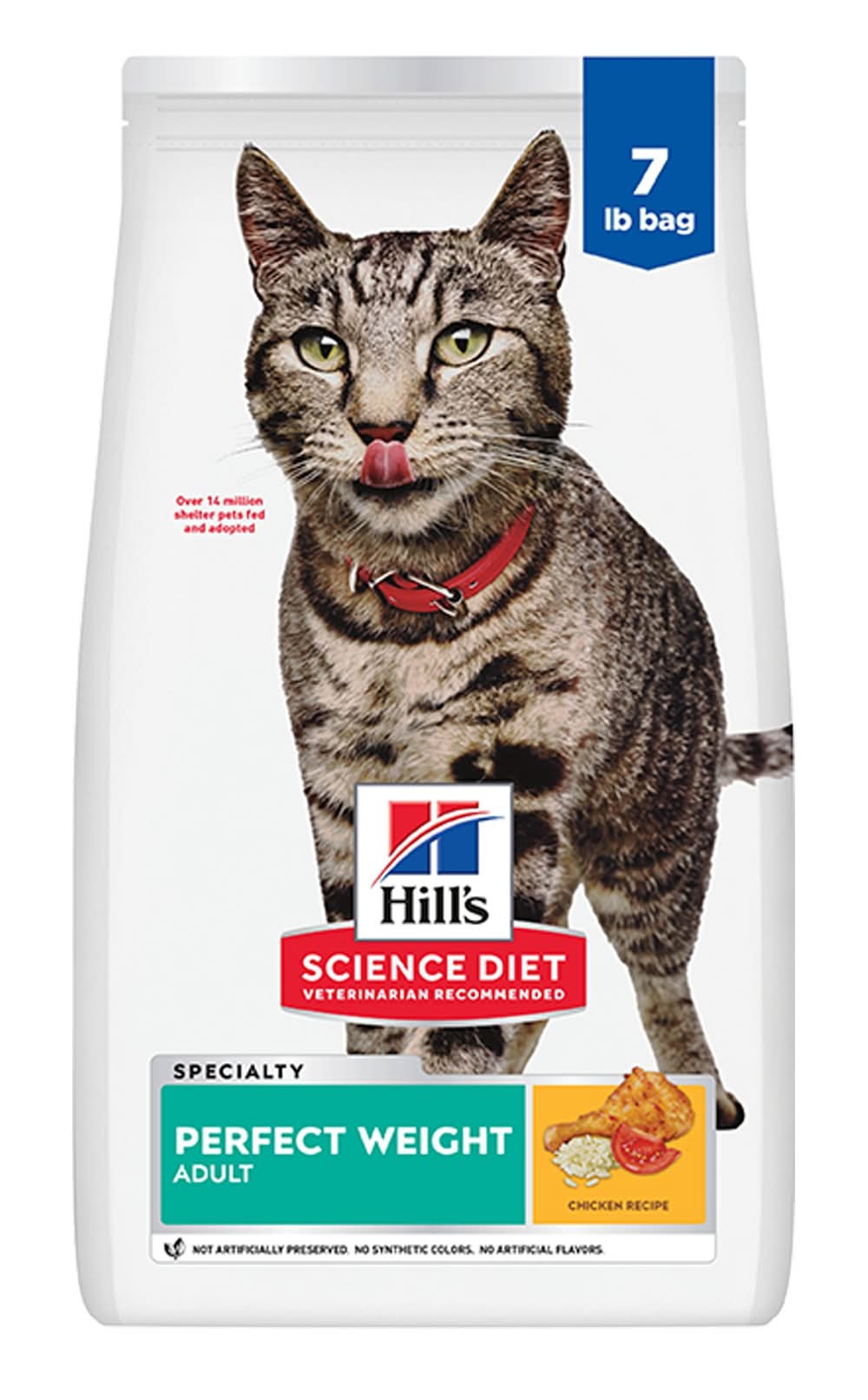 Hill's® Science Diet® Perfect Weight Adult Dry Cat Food - Chicken (Flavor: Chicken, Color: Assorted, Size: 7 Lb)