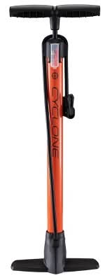 Schwinn Cyclone Tire Floor Pump, Orange