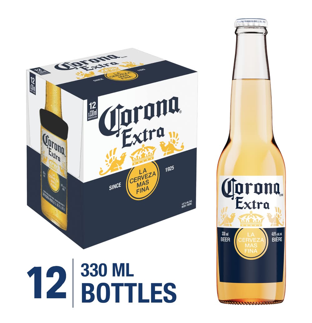 Corona Extra Mexican Lager Beer (12 x 330 ml)