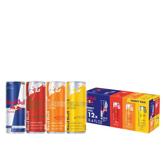 Red Bull Energy Drink Variety pack (12 pack, 8.4 fl oz) (assorted)
