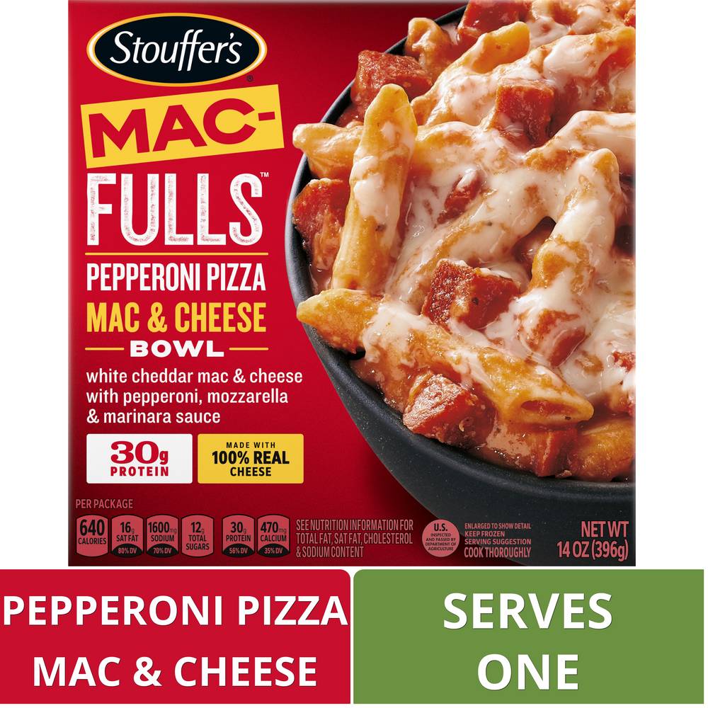 Stouffer's Mac-Fulls Pepperoni Pizza Mac & Cheese Bowl (14 oz)