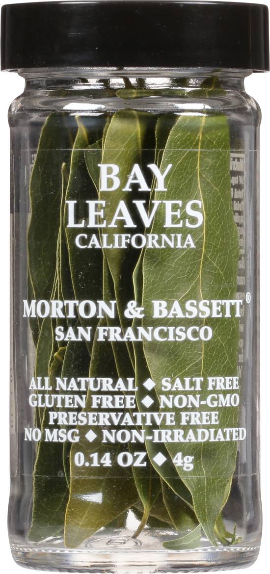 Morton & Bassett All Natural Bay Leaves Gluten & Salt Free (0.14 oz)