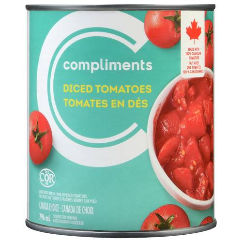 Compliments Canned Diced Tomatoes 796 ml