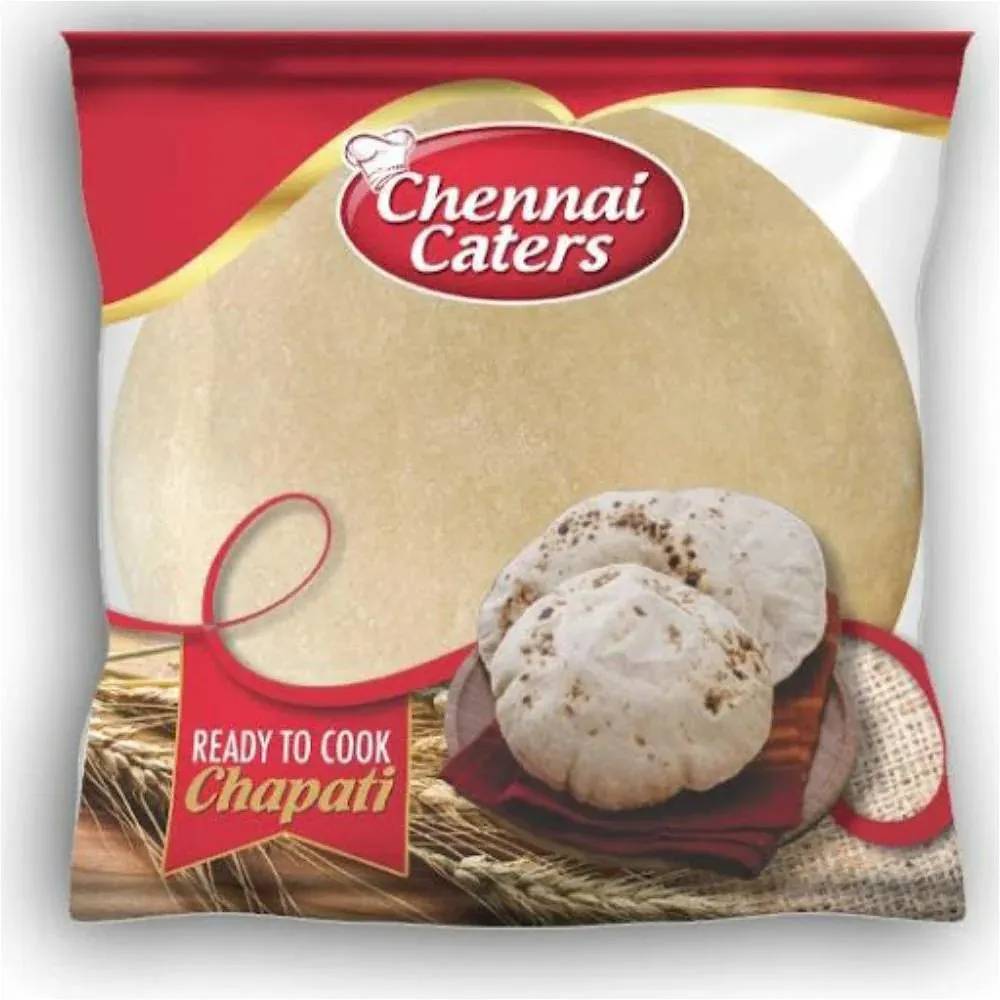 Chennai Caters Ready To Cook Chapati (800 g, 18 ct)