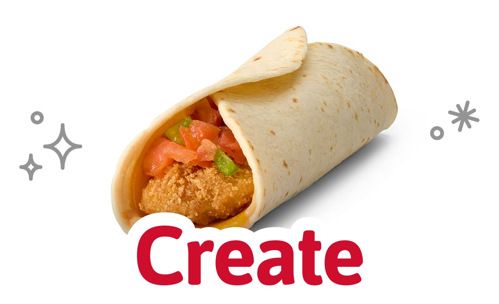 Create Your Own Breaded Chicken Snack & Go Wrap