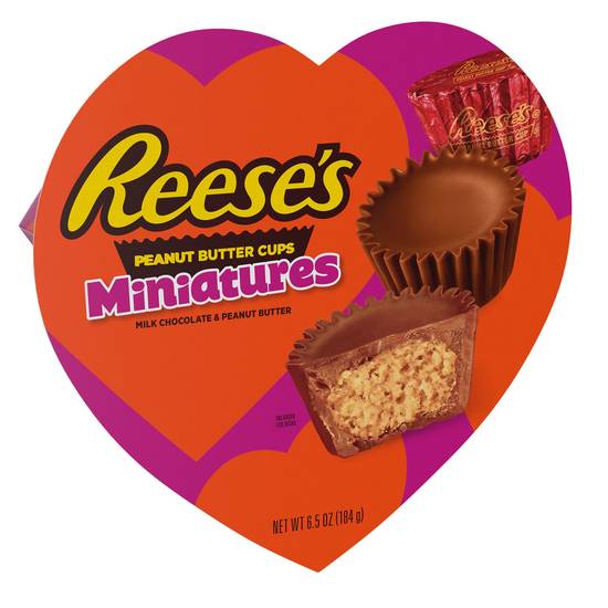Order REESE'S Miniatures Milk Chocolate and Peanut Butter Cups, Valentine's Day Candy, 6.5 oz food online from CVS store, VIENNA on bringmethat.com